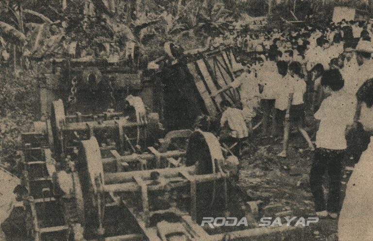 KA Langsam Terbalik di Tebingtinggi, Sumsel, 1971